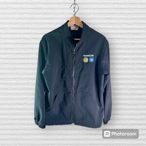Team GM UAW Men's Medium Black Waterproof Full Zip Jacket Union Made in The USA